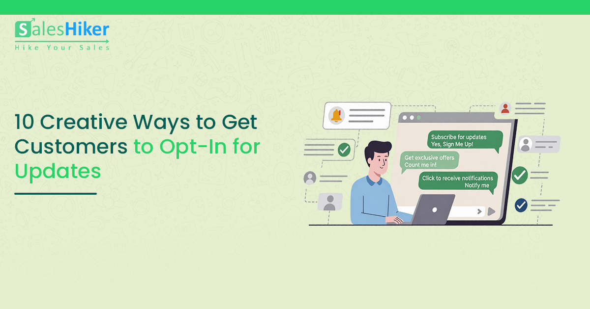 WhatsApp customer opt in