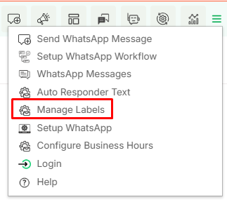 Manage Label Preview