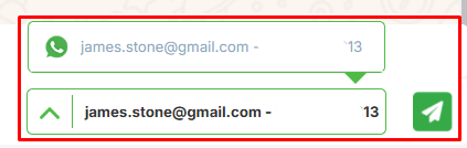 Number Selection for Sending Message