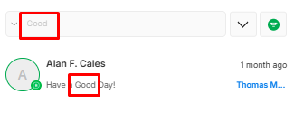 Search Keyword Preview